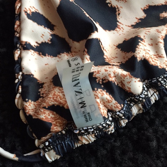 NWOT leopard 2 piece bikini size 6 washed not worn - Picture 7 of 12